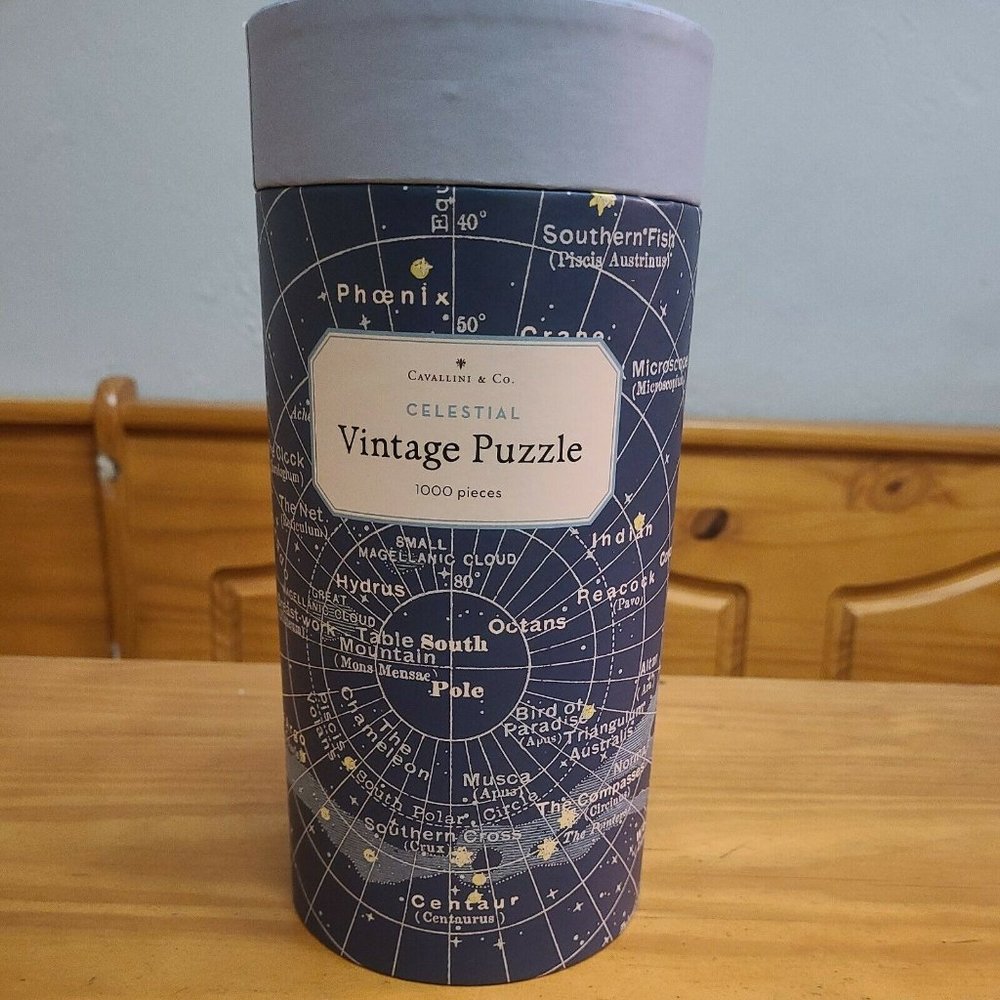 Cavallini - Vintage Jigsaw Puzzle - 1000 Pieces - 55x70cms - Celestial